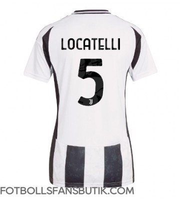 Juventus Manuel Locatelli #5 Replika Hemmatröja Damer 2024-25 Kortärmad